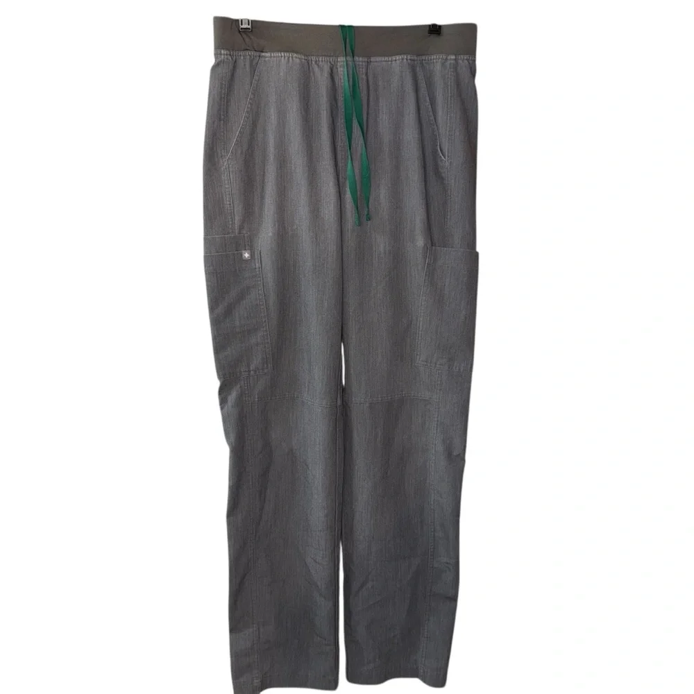 Figs Axim Cargo Scrub Pants Graphite Gray sz Medium Tall T2001T